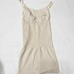 Esmara Lingerie Shape wear Body Shaper Camisole Slim Size Small 4/6 Nude